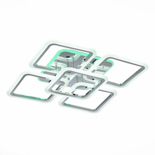 SLE200412-05RGB Светильник потолочный Хром/Белый LED 1*140W RGB 10W 3000-6000K QUTRO-foto3