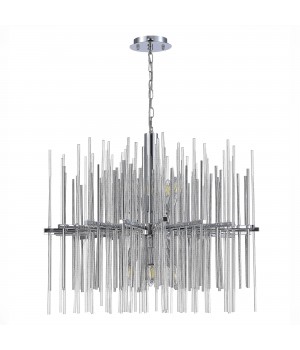 SL1628.103.12 Люстра подвесная ST-Luce Хром/Прозрачный, Хром E14 12*40W TERAMO-foto2