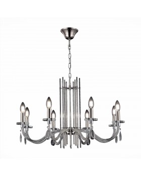 SL1656.103.08 Люстра подвесная ST-Luce Никель/Прозрачный E14 8*40W EPICA-foto3