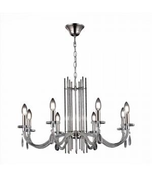 SL1656.103.08 Люстра подвесная ST-Luce Никель/Прозрачный E14 8*40W EPICA-foto3