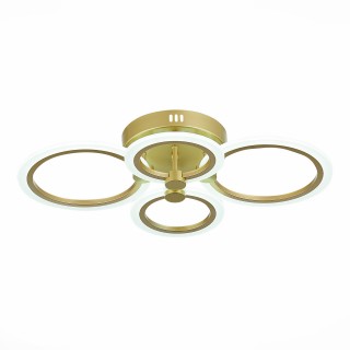 SLE500522-04 Светильник потолочный Золотистый/Белый LED 1*72W 3000-6000K CERINA-foto3