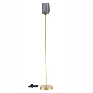 SL1154.335.01 Торшер ST-Luce Латунь/Дымчатый E27 1*60W GRAN-foto2