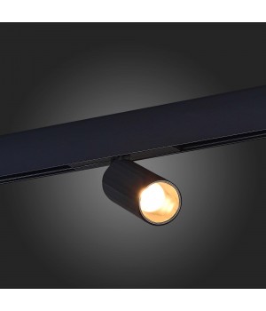 ST807.436.12 Магнитный трековый светильник Черный LED 1*12W 3000K 550Lm Ra>90 IP20 D50xH173 48VV SKYLINE 48-foto5