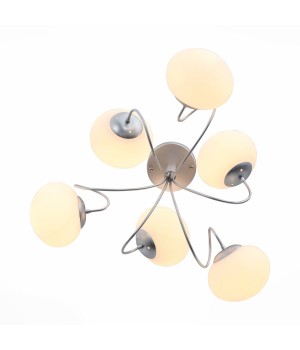 SL717.502.06 Люстра потолочная Серебристый/Белый E27 6*40W ACINI-foto2