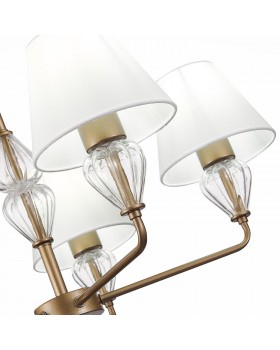 SLE107423-05 Люстра подвесная Золотистый/Белый E14 5*60W DALIDA-foto10