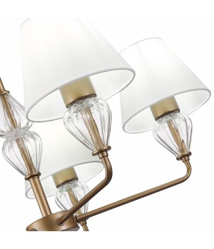 SLE107423-05 Люстра подвесная Золотистый/Белый E14 5*60W DALIDA-foto10