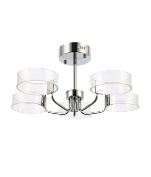 SLE283102-05 Люстра потолочная Хром/Белый LED 5*8W 3000K SOLLA-foto2