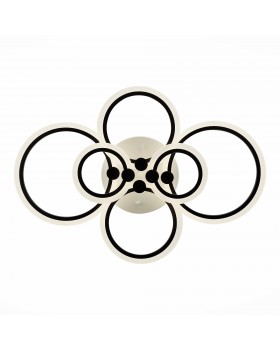 SLE500542-06 Светильник потолочный Белый, Черный/Белый LED 1*132W 3000-6000K CERINA-foto5