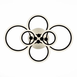 SLE500542-06 Светильник потолочный Белый, Черный/Белый LED 1*132W 3000-6000K CERINA-foto5