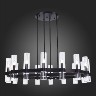 SL1237.403.16 Люстра подвесная ST-Luce Черный/Прозрачный E14 16*15W Isla-foto4