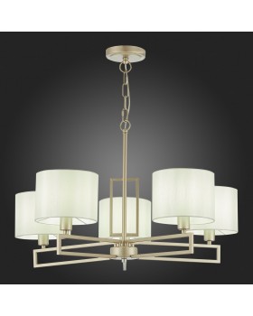 SLE105803-05 Люстра подвесная Матовое золото/Белый E14 5*40W DANAE-foto5