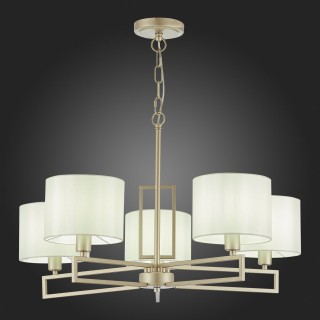 SLE105803-05 Люстра подвесная Матовое золото/Белый E14 5*40W DANAE-foto5