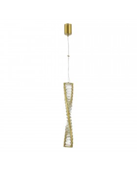 SL6205.303.01 Светильник подвесной ST-Luce Латунь/Прозрачный LED 1*11W 3000K ELICA-foto2