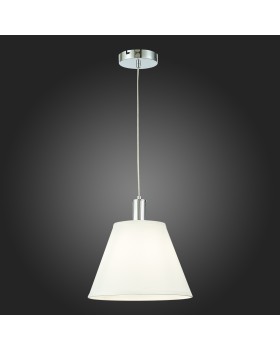 SLE111303-01 Подвес Хром/Белый E27 1*60W MONZA-foto5