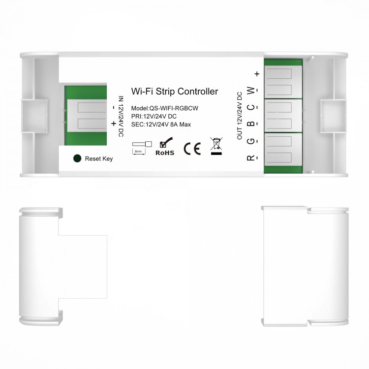 ST9000.500.01RGBCW WIFI контроллер RGBCW для светодиодных лент, 8A ST-Luce -W AROUND