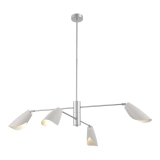 SLE1254-103-04 Светильник подвесной Серебристый/Белый E14 4*60W ALTON-foto2