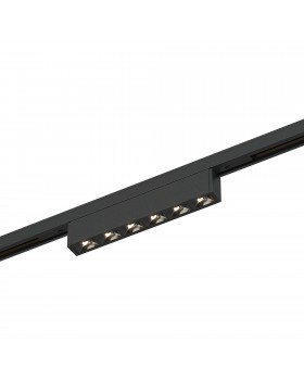 ST666.446.05 Магнитный трековый светильник Черный LED 1*5W 4000K 220Lm Ra>90 IP20 L100xW10xH18 24V SUPER5-foto2