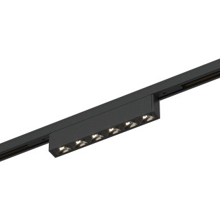 ST666.446.05 Магнитный трековый светильник Черный LED 1*5W 4000K 220Lm Ra>90  IP20 L100xW10xH18 24V SUPER5-foto2
