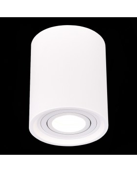 ST156.502.01 Светильник потолочный Белый GU10 1*50W IP20 D100xH120 180-240V Без ламп Накладные светильники-foto4
