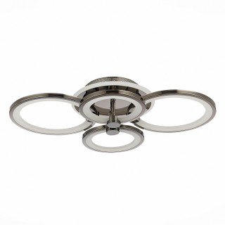 SLE200382-04RGB Светильник потолочный Темный хром/Белый LED 1*100W RGB 8W 3000-6000K LETO-foto4