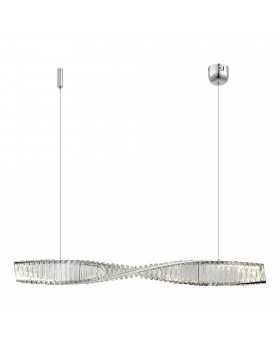 SL6205.123.01 Светильник подвесной ST-Luce Хром/Прозрачный LED 1*25W 3000K ELICA