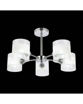 SLE102802-05 Люстра потолочная Хром/Прозрачный, Белый E14 5*40W MIENTO-foto4