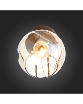 SLE155301-01 Светильник настенный Античная медь/Янтарный E14 1*60W GENTORE-foto9