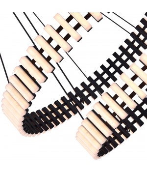 SL6203.403.65 Люстра подвесная ST-Luce Черный/Белый LED 1*65W 3000K ESTENSE-foto3