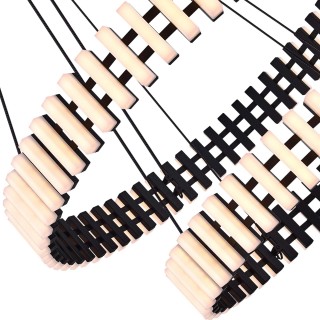 SL6203.403.65 Люстра подвесная ST-Luce Черный/Белый LED 1*65W 3000K ESTENSE-foto3