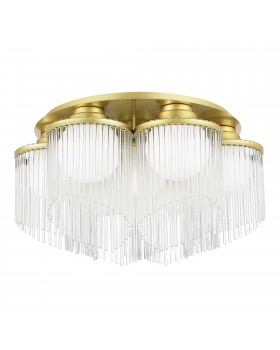 SL1511.202.07 Люстра потолочная ST-Luce Золотистый/Белый E27 7*60W ALLEGRO-foto2