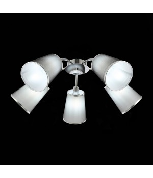 SLE103002-05 Люстра потолочная Хром/Черный E14 5*40W MALEONTE-foto3