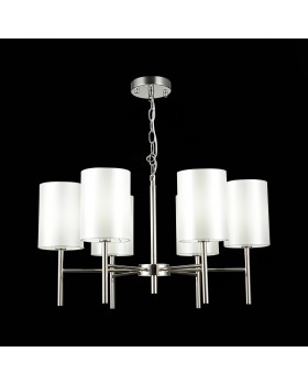 SLE107303-06 Светильник подвесной Никель/Белый E14 6*40W NOIA-foto4