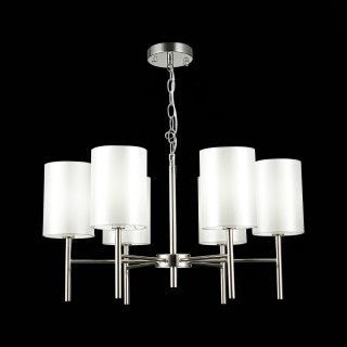 SLE107303-06 Светильник подвесной Никель/Белый E14 6*40W NOIA-foto4