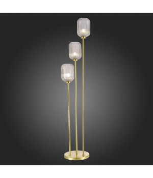 SL1154.325.03 Торшер ST-Luce Латунь/Коньячный E27 3*60W GRAN-foto3