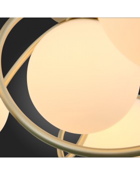 SL711.202.06 Люстра потолочная Золотистый/Белый E27 6*60W DELICATA-foto9