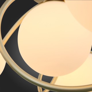 SL711.202.06 Люстра потолочная Золотистый/Белый E27 6*60W DELICATA-foto9