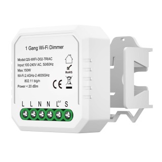 ST9000.500.01CDIM WIFI диммируемое реле 1 канал Белый - -*150W - Ra  IP20 L46xW46xH18 230V AROUND-foto4