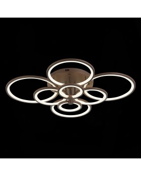 SLE200372-08 Светильник потолочный Кофейный/Белый LED 1*256W 3000-6000K LETO-foto7