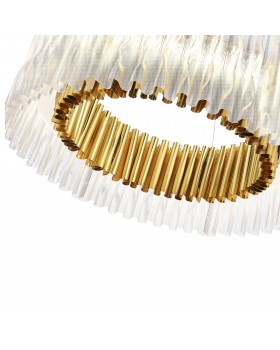 SL6012.203.01 Светильник подвесной ST-Luce Золотистый/Прозрачный LED 1*64W NAZARE-foto3