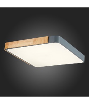 SLE201272-01 Светильник потолочный Серый, Светлое дерево/Белый LED 1*42W 3000K/4000K/6000K FESTA-foto4