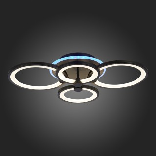 SLE200342-04RGB Светильник потолочный Черный/Белый LED 1*100W RGB 8W 3000-6000K LETO-foto8