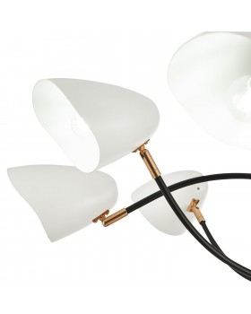 SLE103602-08 Люстра потолочная Черный, Золотой/Белый E14 8*40W SATTA-foto3