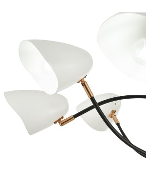 SLE103602-08 Люстра потолочная Черный, Золотой/Белый E14 8*40W SATTA-foto3