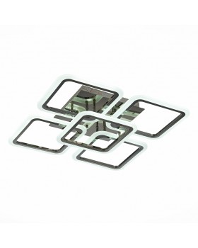 SLE200482-05 Светильник потолочный Темный хром/Белый LED 1*140W 3000-6000K QUTRO-foto3