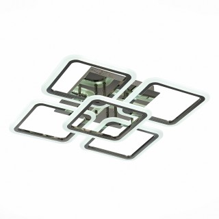 SLE200482-05 Светильник потолочный Темный хром/Белый LED 1*140W 3000-6000K QUTRO-foto3