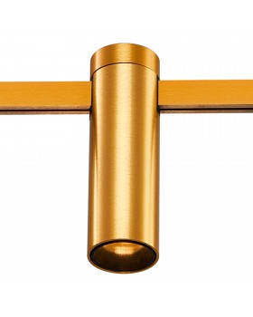 ST810.206.05 Магнитный трековый светильник FARM Золотистый LED 1*5W 3000K 230Lm Ra90 60 IP20 D35xH112 24V FARM-foto3