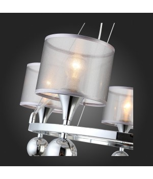 SLE107103-05 Светильник подвесной Хром/Серебристый E14 5*40W PAZIONE-foto9