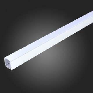 ST017.129.09 Накладной алюминиевый профиль с рассеивателем(к-т: 2 загл) ST-Luce Алюминий анодированный Светодиодные ленты-foto4