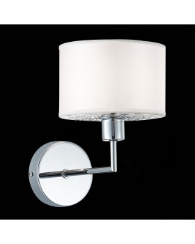 SLE105001-01 Светильник настенный Хром/Белый E14 1*40W BELGE-foto3