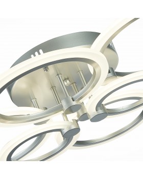 SLE500592-06 Светильник потолочный Серебристый/Белый LED 1*132W 3000-6000K CERINA-foto6